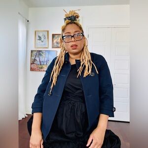 Martin + Osa Women's Navy Blazer